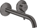 Hansgrohe Axor One mitigeur lavabo encastré bec 225 mm - noir chromé brossé