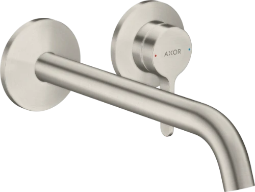 Hansgrohe Axor One mitigeur lavabo encastré bec 225 mm - inox