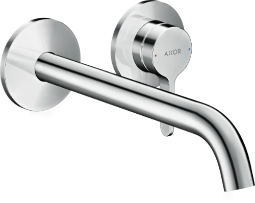 Hansgrohe One Axor mitigeur lavabo modèle mural avec bec 22cm, chromé