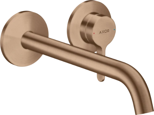 Hansgrohe Axor One mitigeur lavabo encastré bec 225 mm - brushed red gold