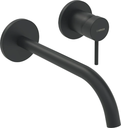 Hansa HansaPublic set de finition pour robinet lavabo noir mat