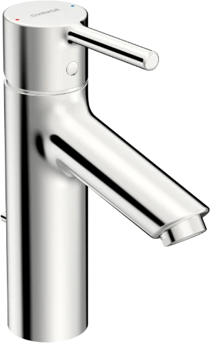 HansaVantis XL mitigeur lavabo avec vidage automatique avec poignée à tige - chromé