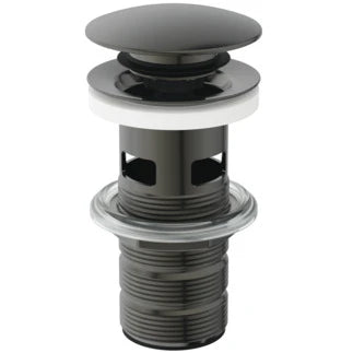 Ideal Standard Atelier Collections vidage clic-clac avec trop-plein - Brushed Gun Metal