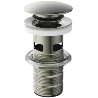 Ideal Standard Atelier Collections vidage clic-clac avec trop-plein - look inox