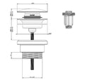 Gessi Ingranaggio Total Look Bonde pour lavabo automatique “Stop&Go” Cuivre Brossé PVD