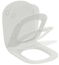 Ideal Standard Tesi abattant et couvercle sandwich - silk white - softclose easy takeoff