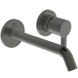 Ideal Standard Joy mitigeur mural (partie apparente), bec 200 mm, 2 rosaces Brushed Gun Metal