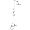 Ideal Standard Ceratherm T25 système de douche Flex avec Ceratherm T25, douchette IdealRain 100 mm avec 3 fonctions, 8 l/min, douche de tête IdealRain 200 mm, 12 l/min et IdealFlex 1600 mm. hauteur réglable à l'installation. - chromé