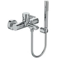 Ideal Standard Ceraline Mitigeur bain/douche avec set douchette bâton 1 fonction - chromé