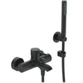 Ideal Standard Ceraline Mitigeur bain/douche avec set douchette bâton 1 fonction - Silk black