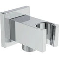 Ideal Standard IdealRain support pour douchette avec coude intégré mural carré - chromé