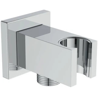 Ideal Standard IdealRain support pour douchette avec coude intégré mural carré - chromé