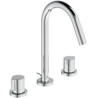 Ideal Standard Joy mitigeur lavabo 3-trous avec vidage métallique 5l/min - chromé