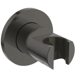 Ideal Standard IdealRain support pour douchette rond - Brushed Gun Metal