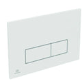 Ideal Standard Oleas M2 plaque de commande 2F commande mécanique angles droits Blanc