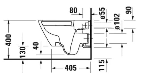 Duravit D-Neo wc-suspendu Rimless PACK (wc-suspendu + siège softclose) sans bride - blanc - B360xD540 mm - fixations invisibles