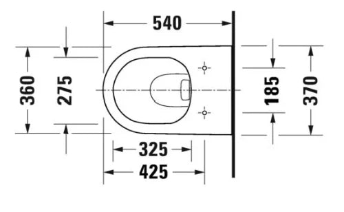 Duravit D-Neo wc-suspendu Rimless PACK (wc-suspendu + siège softclose) sans bride - blanc - B360xD540 mm - fixations invisibles