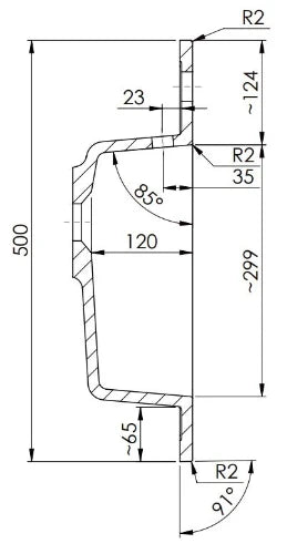 Procasa Quadra table vasque marbre de synthèse avec 1 vasque centrale 900 x 500 mm - blanc mat