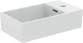 Ideal Standard Extra lave-mains 450 x 250 mm - blanc - avec trou de robinet droite - avec trop-plein