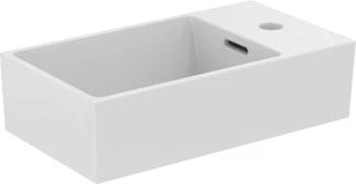 Ideal Standard Extra lave-mains 450 x 250 mm - blanc - avec trou de robinet droite - avec trop-plein