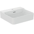 Ideal Standard Conca lavabo 500 x 450 mm - blanc - avec trou de robinet - avec trop-plein - aplati pour montage sur étagère