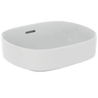 Ideal Standard Linda-X lavabo à poser 450 x 380 mm - blanc mat - sans trou de robinet - avec trop-plein