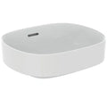 Ideal Standard Linda-X lavabo à poser 450 x 380 mm - blanc mat - sans trou de robinet - avec trop-plein