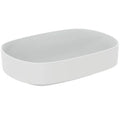 Ideal Standard Linda-X lavabo à poser 550 x 380 mm - blanc mat - sans trou de robinet - sans trop-plein