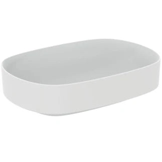 Ideal Standard Linda-X lavabo à poser 550 x 380 mm - blanc mat - sans trou de robinet - sans trop-plein