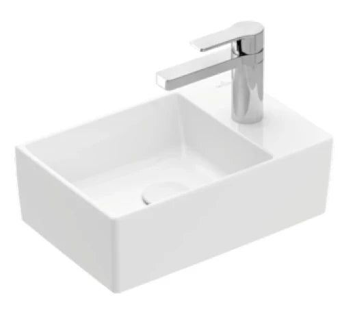 Villeroy & Boch Memento 2.0 lave-mains 400 x 260 mm - blanc - avec trou de robinet - sans trop-plein - poli