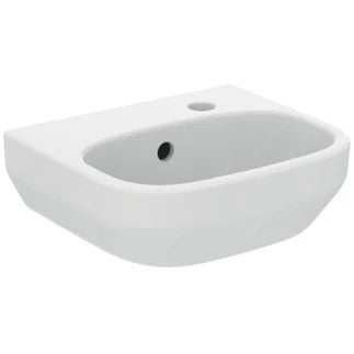 Ideal Standard i.life A lave-mains 350 x 300 mm - blanc - avec trou de robinet droite - avec trop-plein