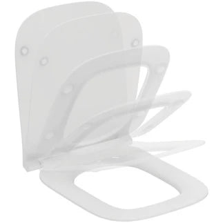 Ideal Standard i.life A abattant rectangulaire sandwich - softclose - Glossy White