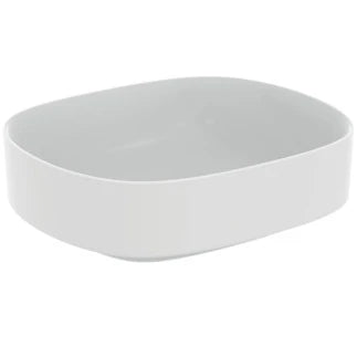Ideal Standard Linda-X lavabo à poser 450 x 380 mm - blanc mat - sans trou de robinet - sans trop-plein