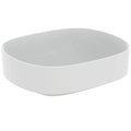 Ideal Standard Linda-X lavabo à poser 450 x 380 mm - blanc mat - sans trou de robinet - sans trop-plein