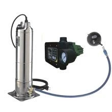DAB Pulsar Dry 30/50M-NA 15 M PC pompe vide-cave eau de pluie avec tuyau d'aspiration et presscontrole
