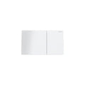 Geberit Sigma70 plaque de commande, verre blanc