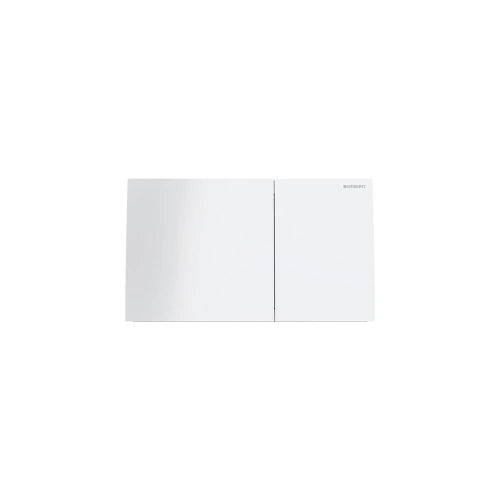 Geberit Sigma70 plaque de commande, verre blanc