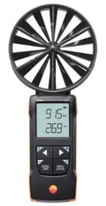 Testo testo 417, anémomètre à hélice 100 mm (0,3...20 m/s) avec connexion à l’App, sac de transport et protocole d’étalonnage