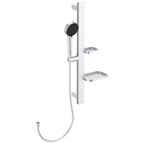 Ideal Standard Alu+ set de douche 600 mm douchette 2 F 100 mm + flexible de douche 1/2 x 1750 mm - silver