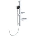 Ideal Standard Alu+ set de douche 600 mm douchette 2 F 100 mm + flexible de douche 1/2 x 1750 mm - silver