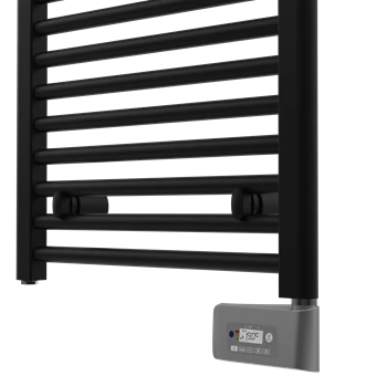Procasa Balneo radiateur sèche-serviette électrique 1763 x 585 mm - 1000 Watt - noir mat - NT180