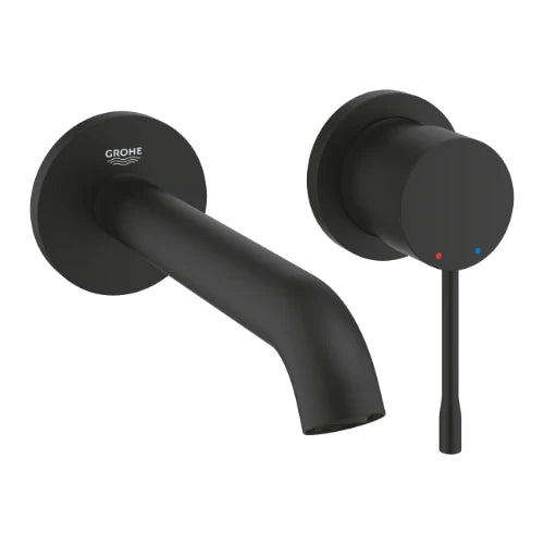 Grohe Essence 2-trous mitigeur lavabo taille-M - modèle mural - Phantom Black