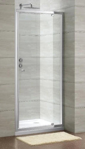 Procasa Free Basic porte de douche pivotante 900 x 1900 mm transparent - chromé