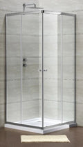Procasa Free Basic entrée d'angle 900 x 1900 mmtransparent - chromé