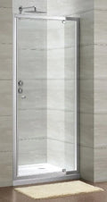 Procasa Free Basic porte de douche pivotante 800 x 1900 mm transparent - chromé