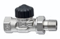 Heimeier robinet de radiateur 1/2 droit nickelé-pour thermostat