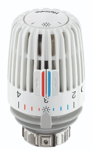 Heimeier K thermostat radiateur avec élément sensible et écoclips+bague antivol