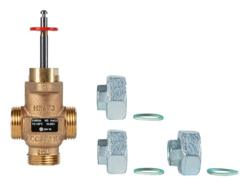 TA 3-weg regelafsluiter | TA CV316 rga PN16 DN15 G1/2 Kvs 4