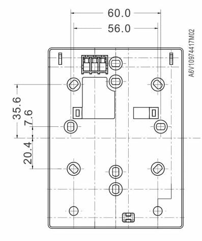 Siemens kamertherm digit RDJ100 wit 15...30°C