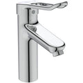 Ideal Standard Ceraplus 2 Mitigeur lavabo Grande sans vidage avec brise-jet laminaire anti-vandalisme et poignée ouverte de 140 mm  - chromé